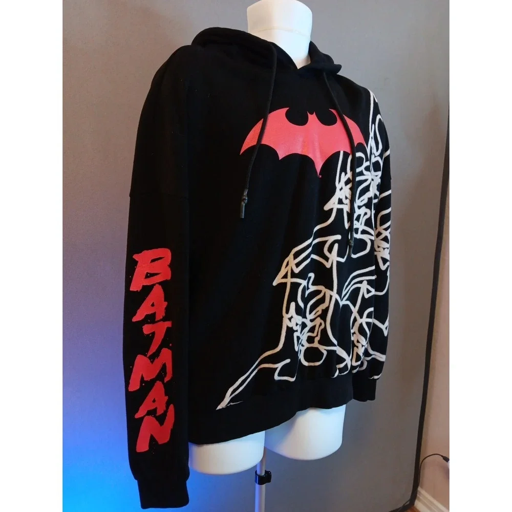 RARE Eleven Paris X Batman Medium Cotton Hoodie Abstract Art Size M - Picture 4 of 7